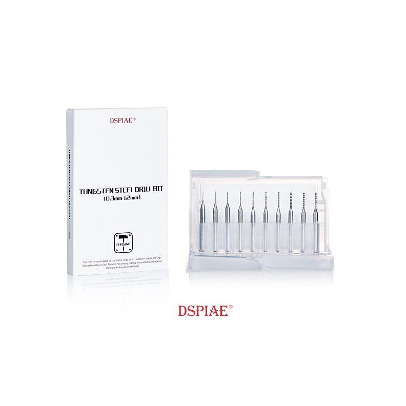 DỤNG CỤ DSPIAE - BỘ 10 MŨI KHOAN TAY 0.3MM - 1.2MM