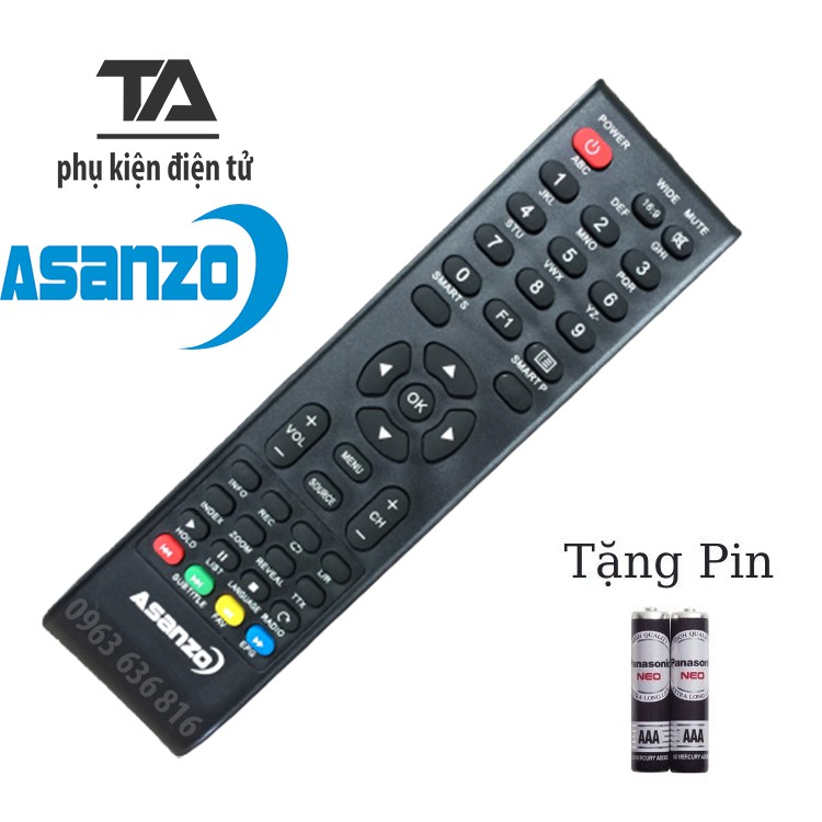 [FREESHIP 50K] REMOTE ĐIỀU KHIỂN TIVI ASANZO