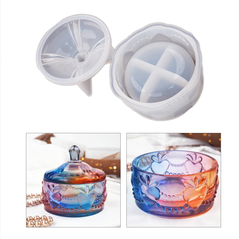 Khuôn Làm Hộp Đựng Trang Sức Bằng Resin Epoxy Độc Đáo DIY