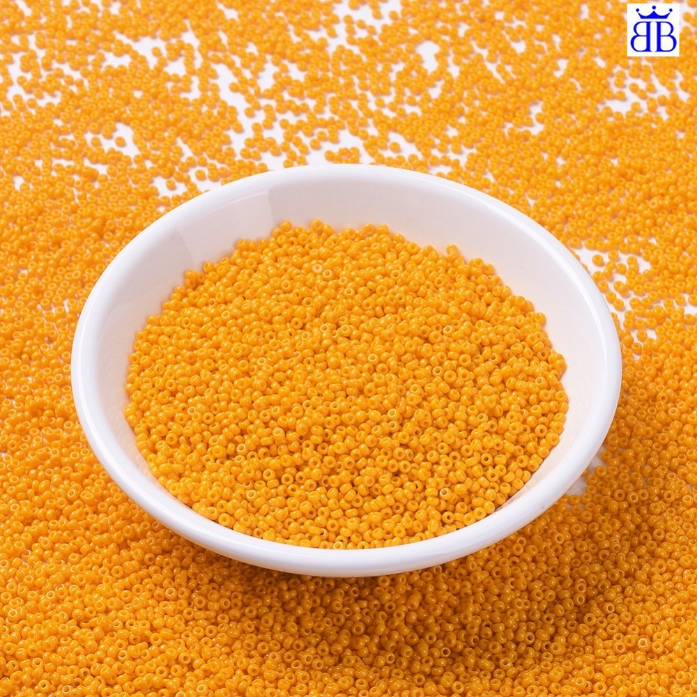 Set 1111 hạt Rocailles tròn giống Nhật Bản 11/ 0 tráng bạc bên trong 2x1.3mm lỗ: 0.8mm