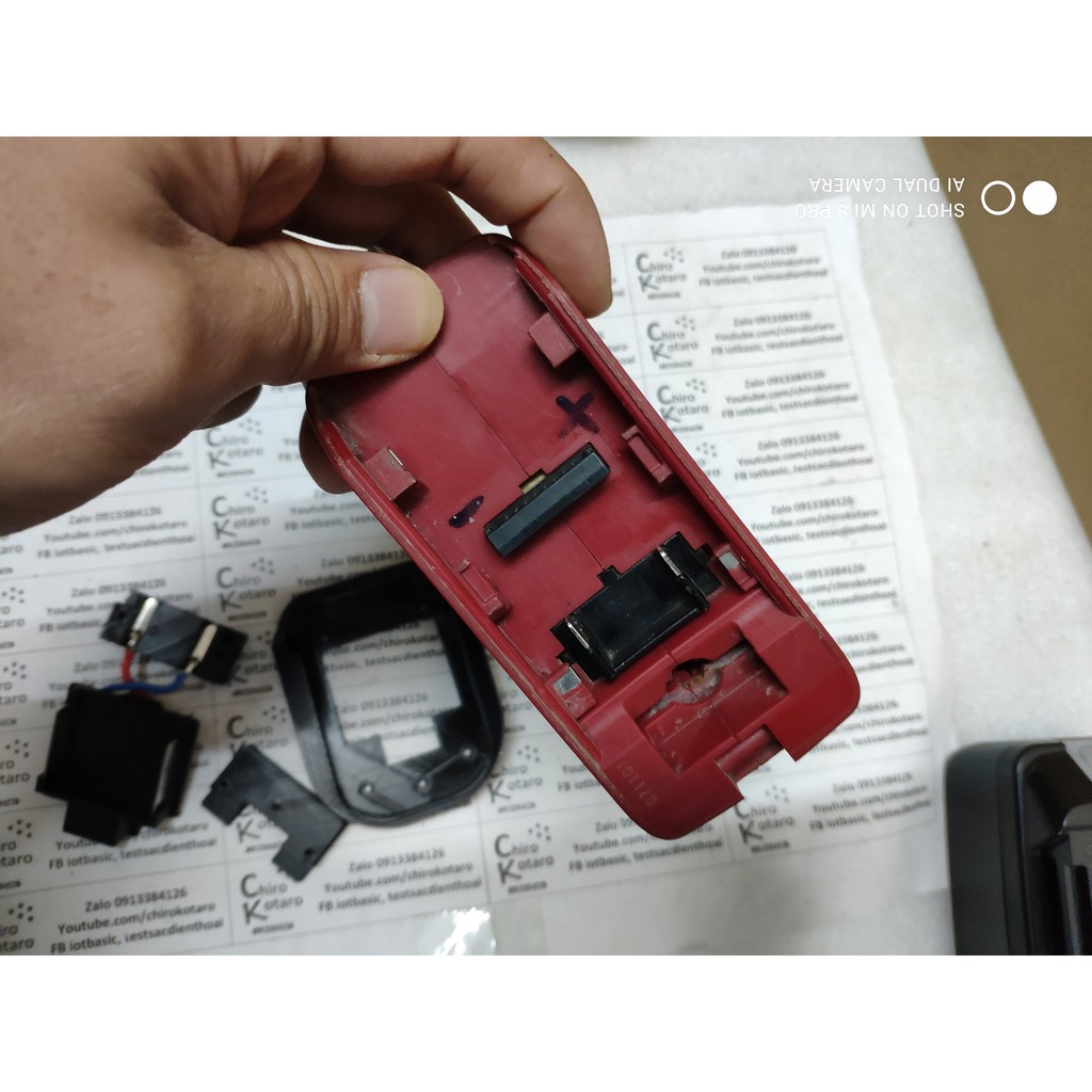 Đế chuyển pin máy Panasonic National 14.4V Li-ion sang dùng hộp pin cài Makita