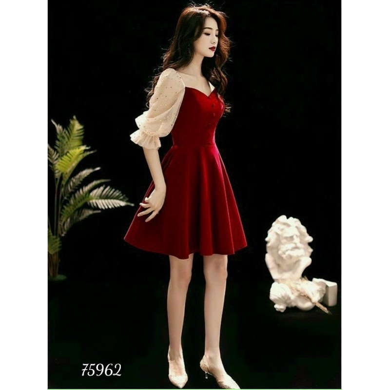 Đầm xoè phối lưới sao xinh xắn (RẺ NHẤT SHOPEE), tiểu thư thanh lịch, 4 size (HOT🔥) | BigBuy360 - bigbuy360.vn