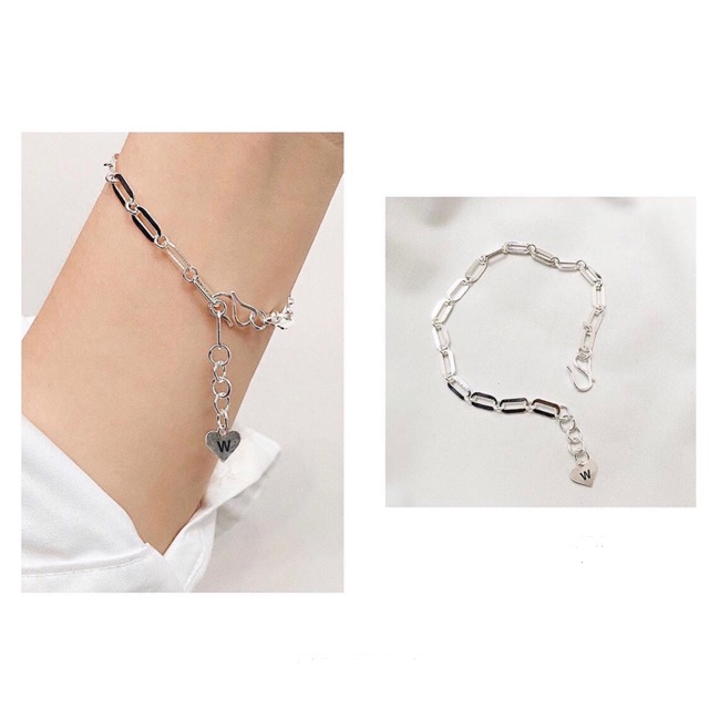 Vòng tay xích bạc Choco Jewelry
