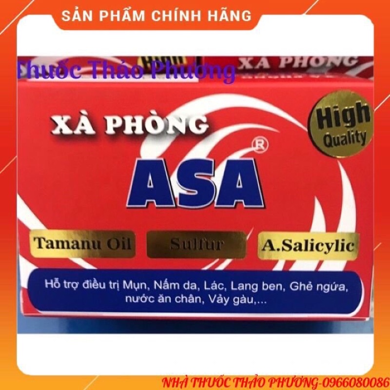 Xà phòng ASA - dành cho da mụn,nấm,lang ben,ngứa,vảy gầu...