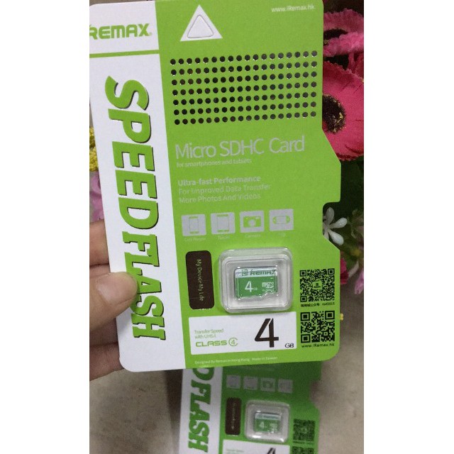 Thẻ nhớ micro SDHC remax 4gb new