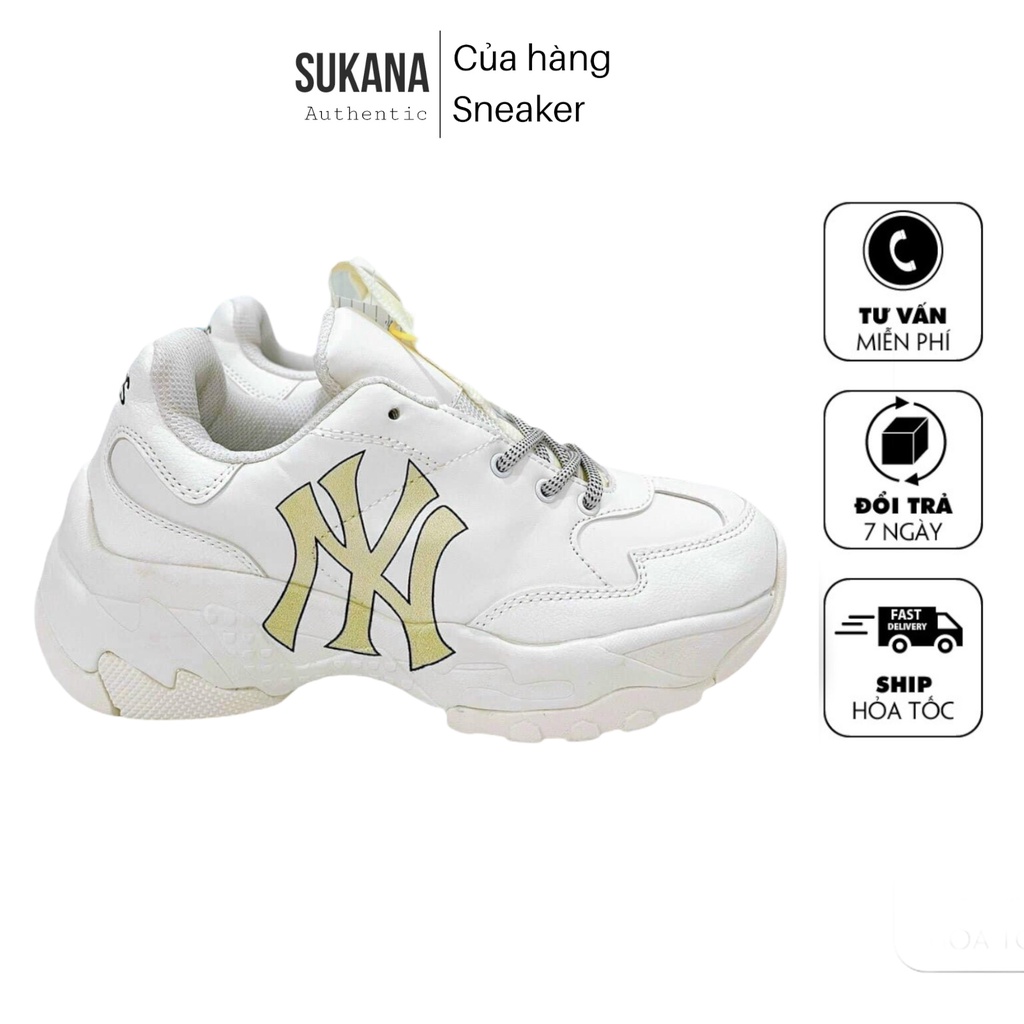 Giày thế thao 𝐌𝐋𝐁 _ NY chữ vàng sneaker nam nữ giày thời trang