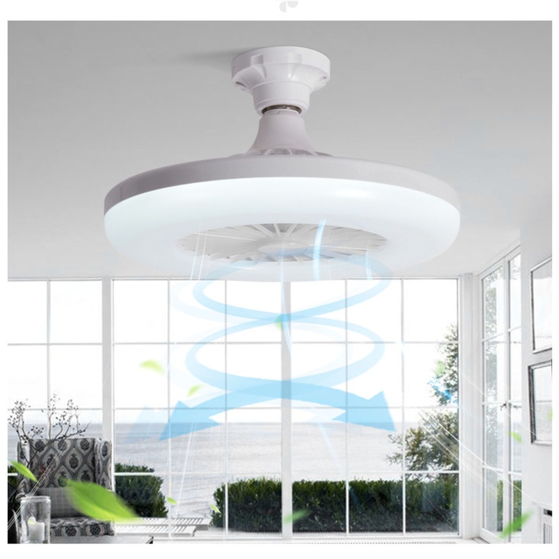 Quạt Trần Thông Minh E27 110V / 220V Kèm Chuôi Đèn LED