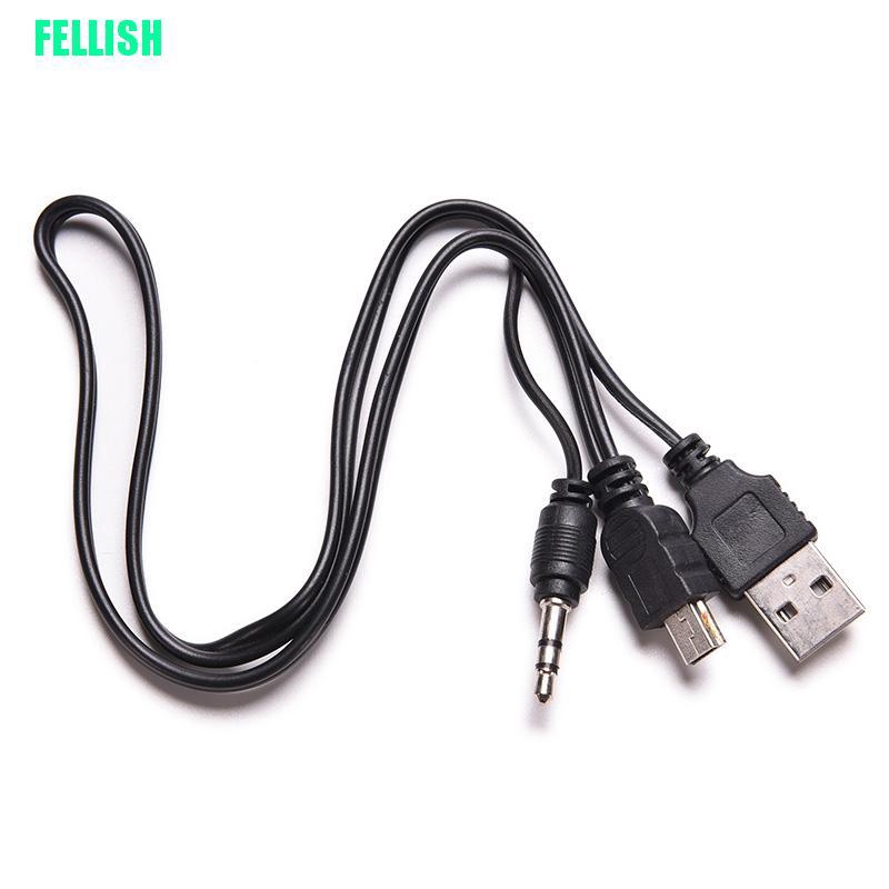 Cáp Chuyển Đổi Usb Sang Mini Usb Chuẩn 3.5mm Cho Loa Mp3 / 4