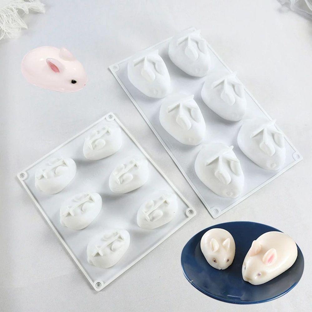 IVORY Khuôn Silicone Làm Bánh Mousse Hình Thỏ Thân Thiện Với Môi Trường Không Mùi Dễ Vệ Sinh
