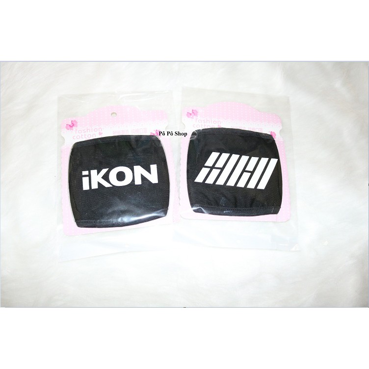 Khẩu trang vải  nhóm nhạc Kpop Ikon