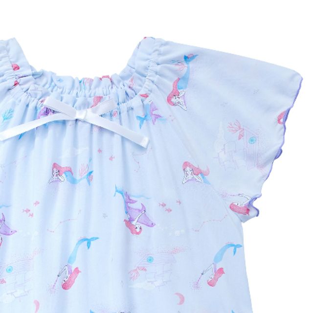 (Sz 110,120,130)2 màu - Đầm ngủ vải lanh Moonya xuất Hàn