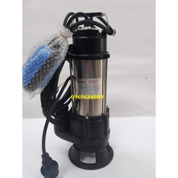 Bơm chìm nước thải Bơm tõm Showfou Model SHm-250F 250w
