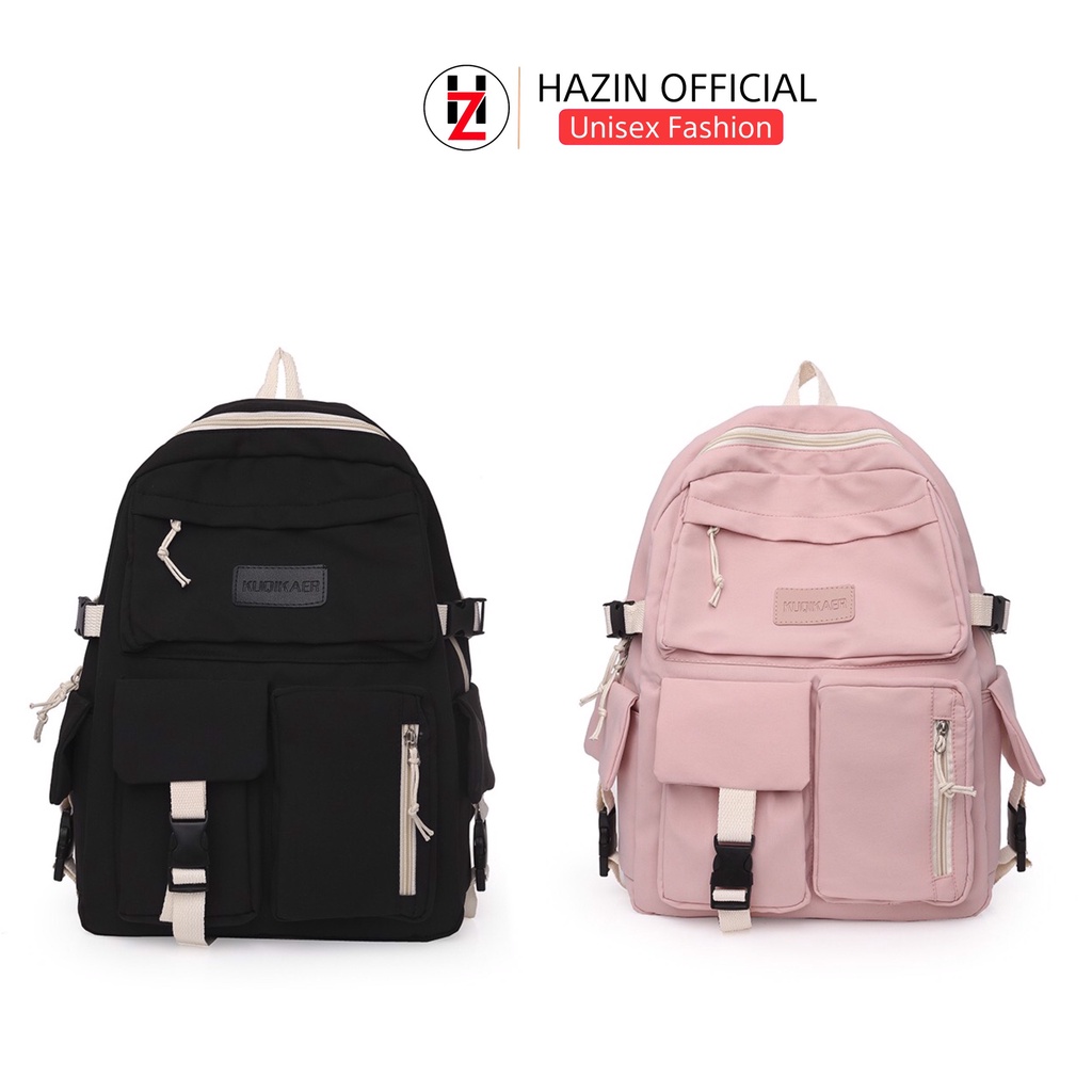 Balo nam nữ thời trang HAZIN chất liệu polyester cao cấp đi học đi chơi phong cách unisex vừa laptop HZM614
