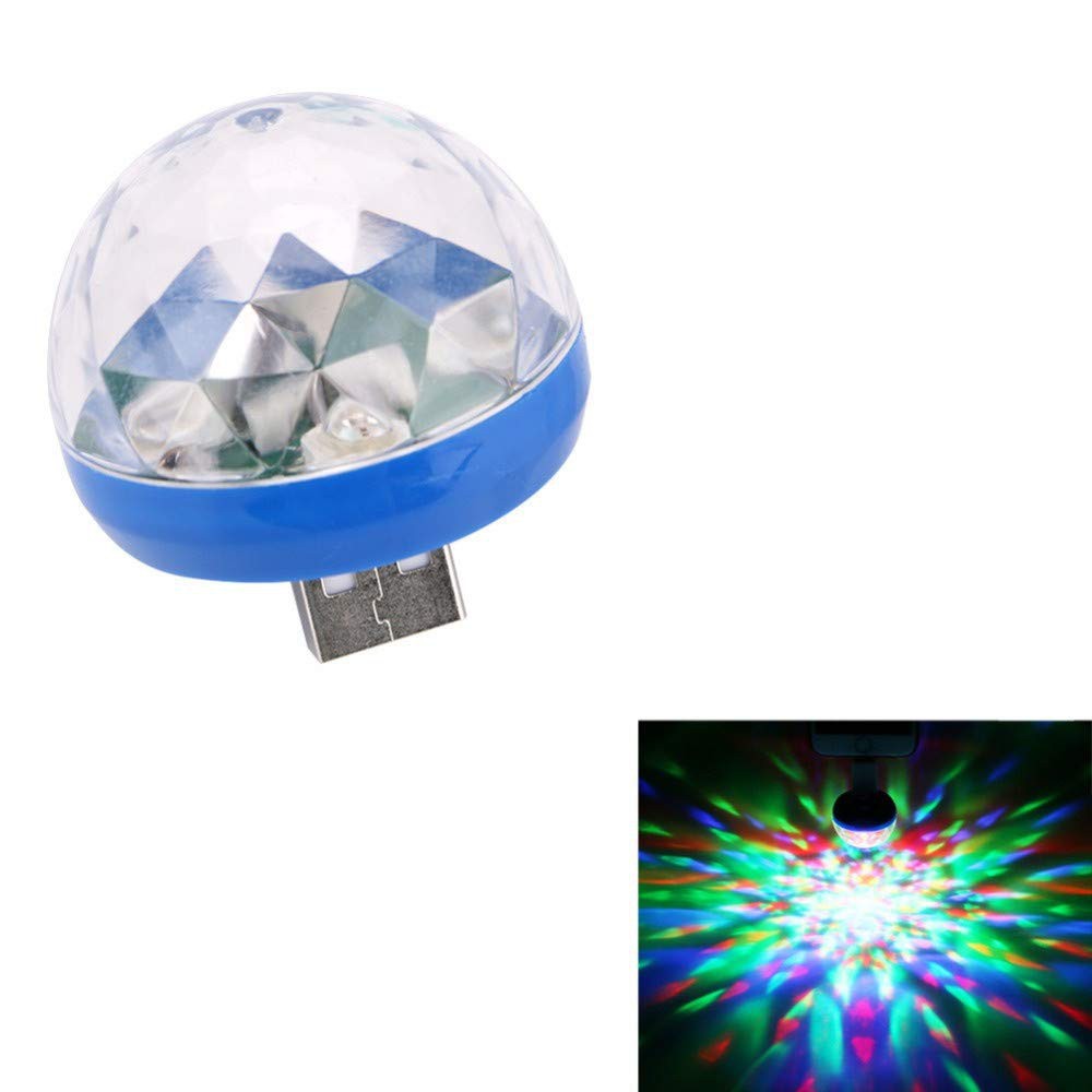 Đèn Led Vũ Trường Mini hình quả cầu xoay nhiều màu siêu đẹp