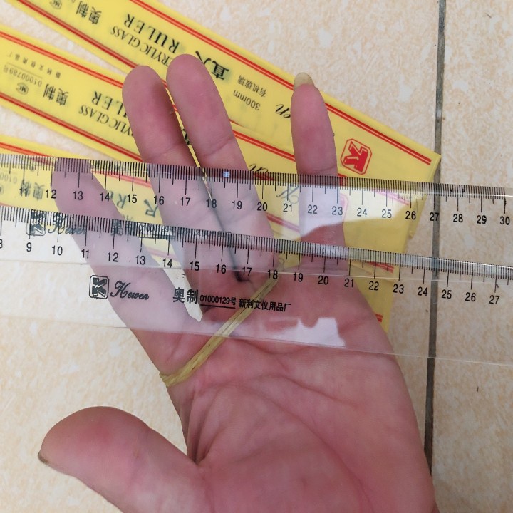 Thước Kẻ Ngắn 30cm Combo 25 Chiếc