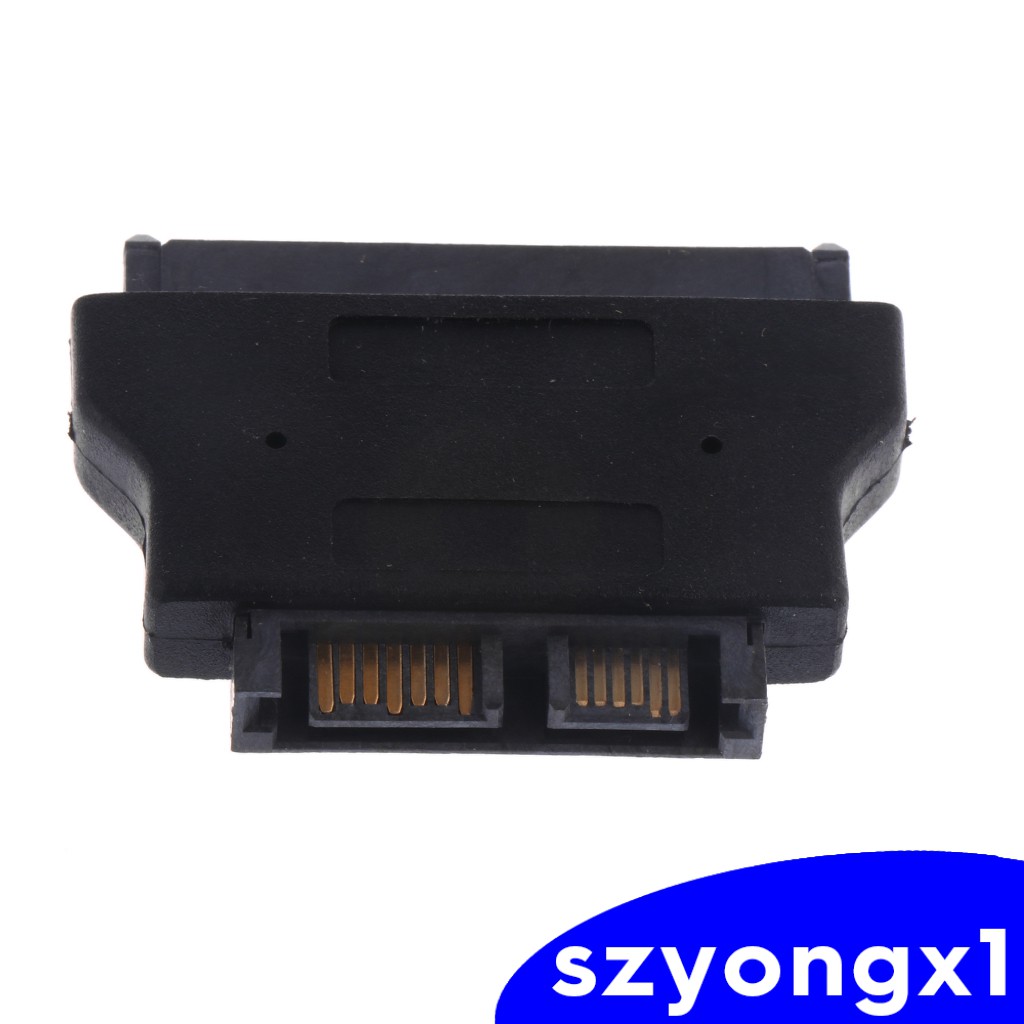 Đầu Chuyển Đổi 2.5 / 3.5 '' Inch Sata 22pin Female Sang Slim Sata 13pin Male