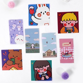 🌸SET 6 TẤM TRANH POSTCARD CÔ GÁI VỀ CUỘC SỐNG HÀNG NGÀY HÁNGU🌸
