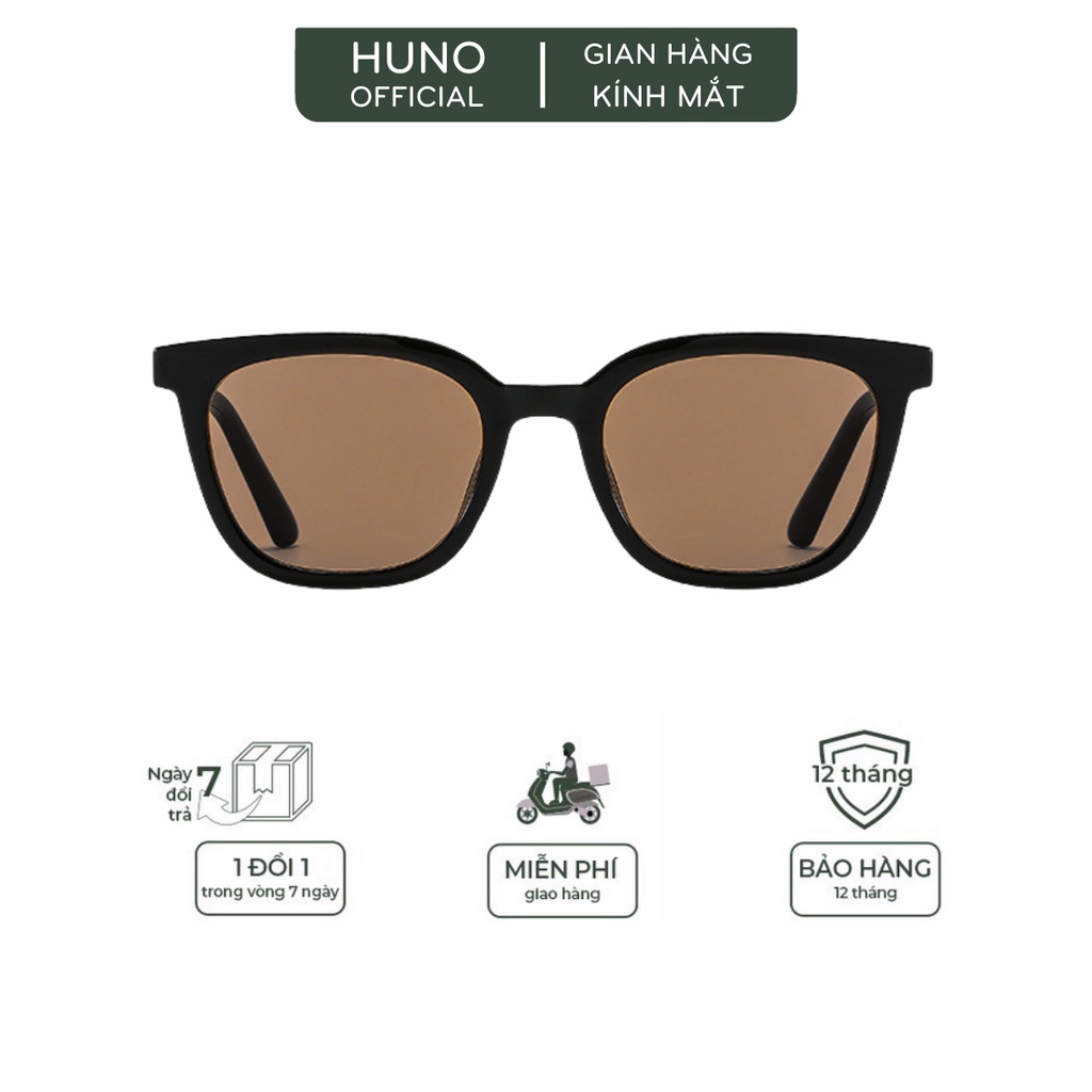 Kính râm Nam Nữ HUNO cao cấp mẫu mới 2023 siêu HOT với thiết kế gọng đơn giản nhưng không kém sang trọng - K37