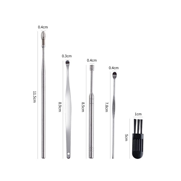 Set 5 Dụng Cụ Lấy Ráy Tai Chuyên Dụng