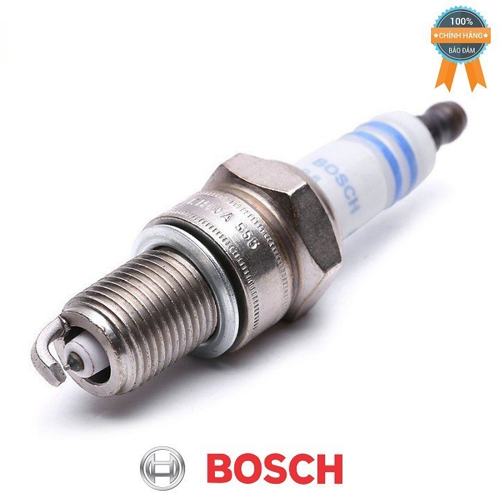 Bộ 4 bugi Bosch WR8DPP30W Platinum cho xe Toyota Zace1.8,Gentra, lamos....(đời 1998- 2003), Cheverret Spark(05-08)