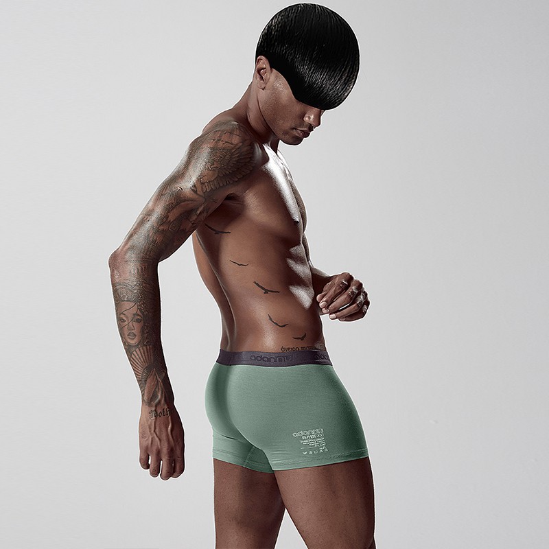 ORLVS Quần Lót Boxer Mềm Mại Thoải Mái Gợi Cảm Cho Nam Ad306