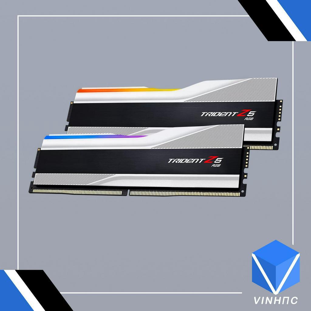 Ram G.SKILL TRIDENT Z5 RGB SILVER 32GB 7200MHz DDR5  F5-7200J3445G16GX2-TZ5RS