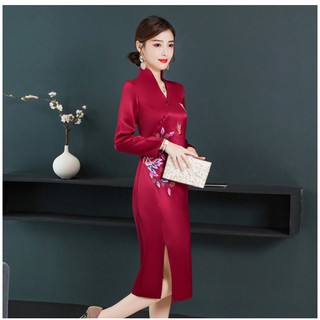 Đầm sườn xám cách tân phong cách vintage