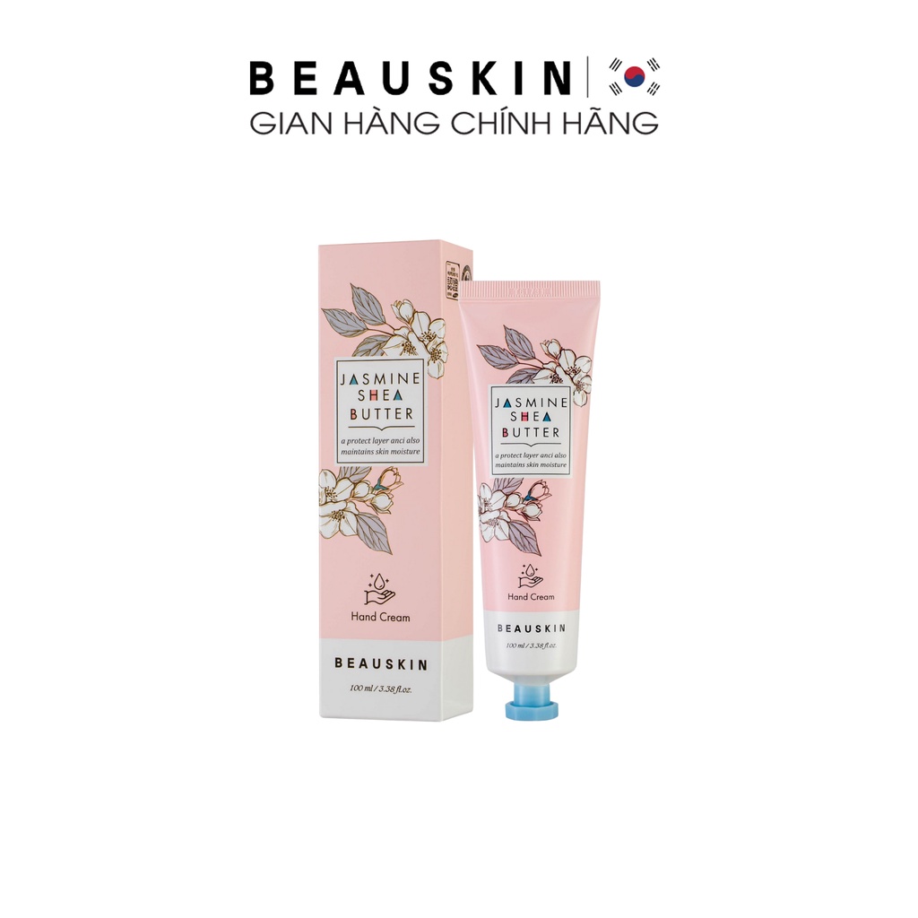 Kem Dưỡng Da Tay BEAUSKIN Jasmine She Butter Hand Cream Hương Nhài Thơm Mát 100ml - BSHC0300110