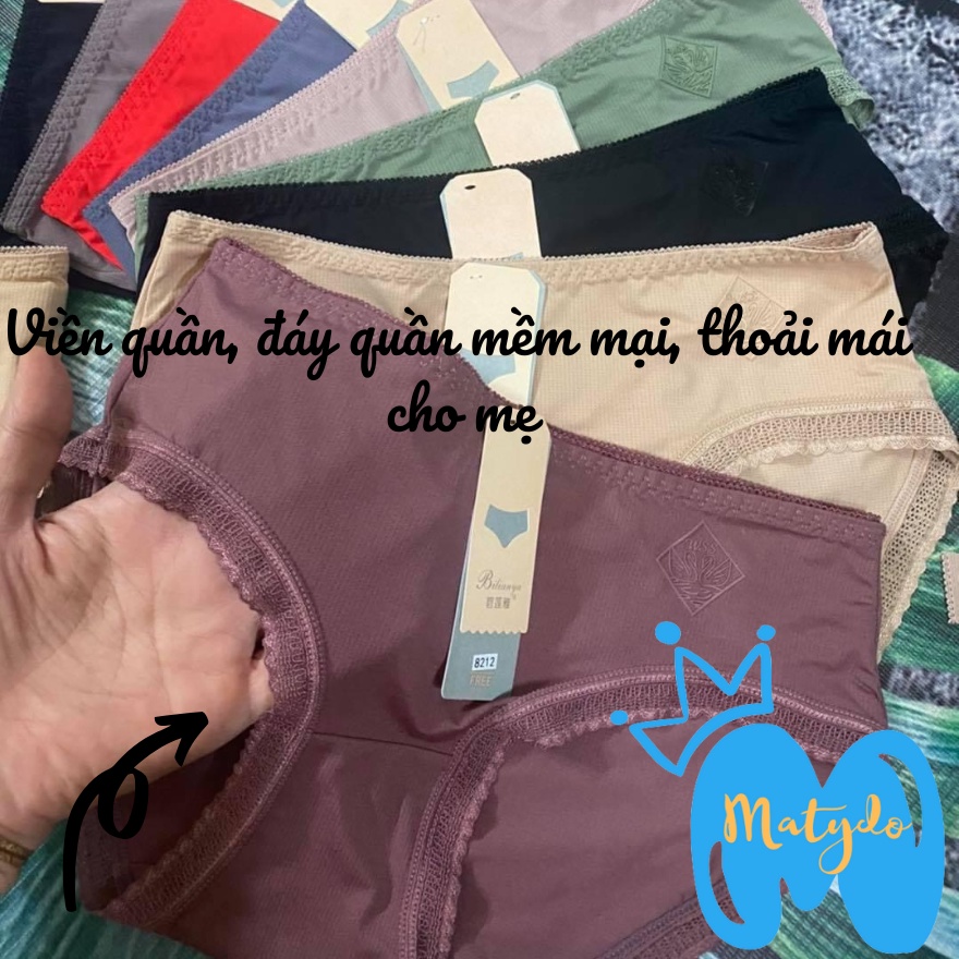 Quần lót nữ cotton freesize viền mềm mại MATYDO co giãn 4 chiều cho 45-60kg QL8212