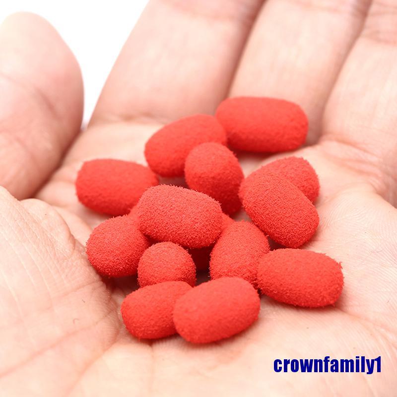 (crownfamily1) Carp Fishing Bait Foam Boilie Pop Ups Hook Fish Baits Lure Foam Terminal Tackle