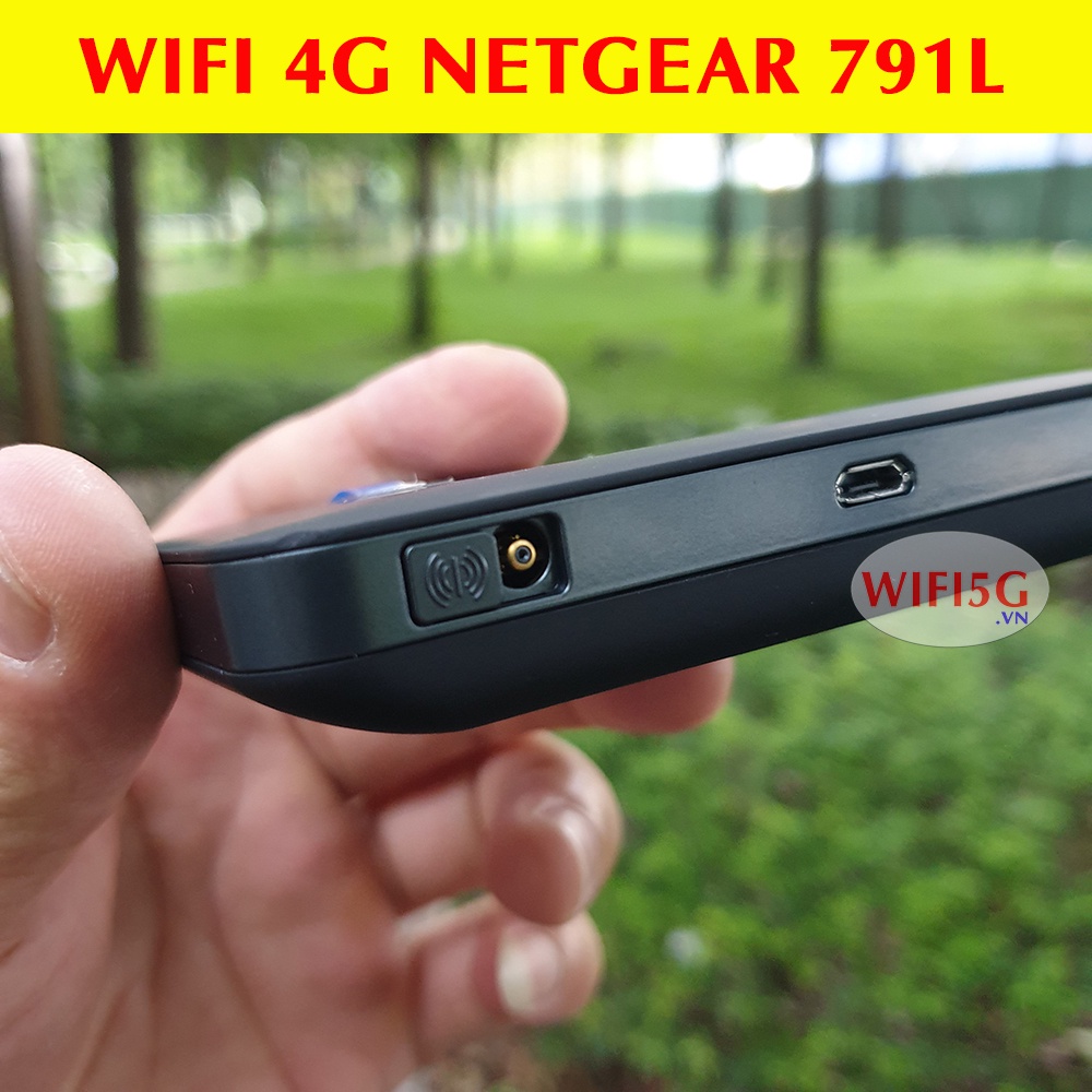 Wifi 4G Netgear 791L - Thương Hiệu Mỹ - Pin 4340mAh Xài Liên Tục Đến 15 Tiếng - Hàng Mới Đẹp