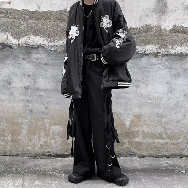 ÁO KHOÁC BOMBER THÊU RỒNG SUKAJAN JACKET