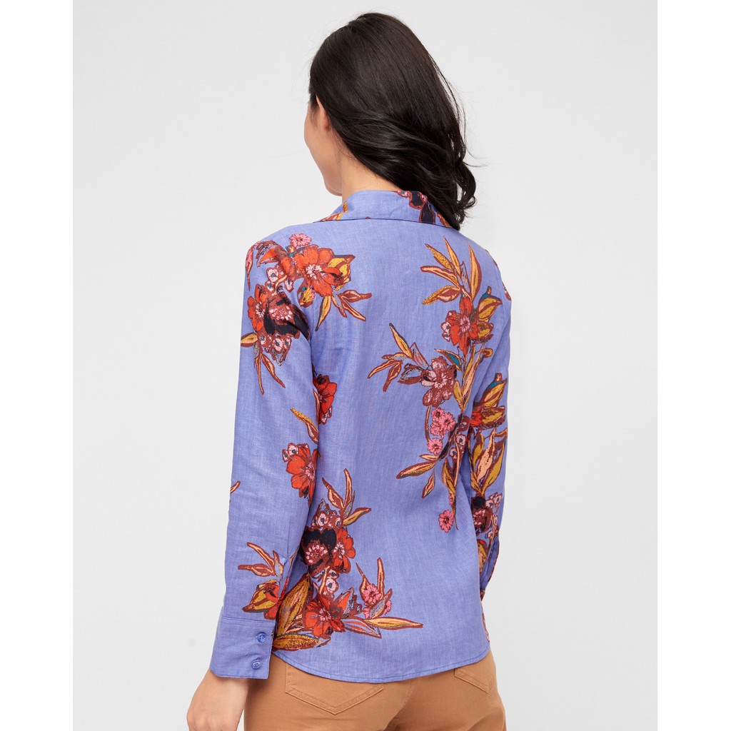 Áo Nữ Linen tím F2 Fashion &amp; Freedom