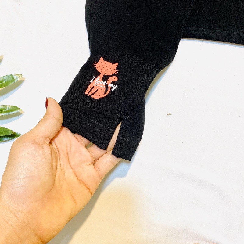 QUẦN LEGGING  BÉ GÁI, CHẤT COTTON CỦA HANOSIMEX