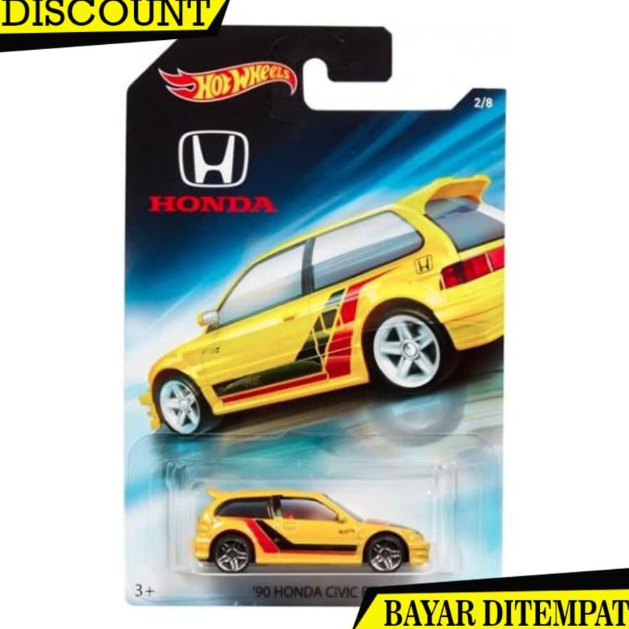 HOT WHEELS Mô Hình Đồ Chơi Xe Hơi Honda Series 70 Th Anniversary Civic Ef Si Odyssey Monkey Z50 S2000 Crx