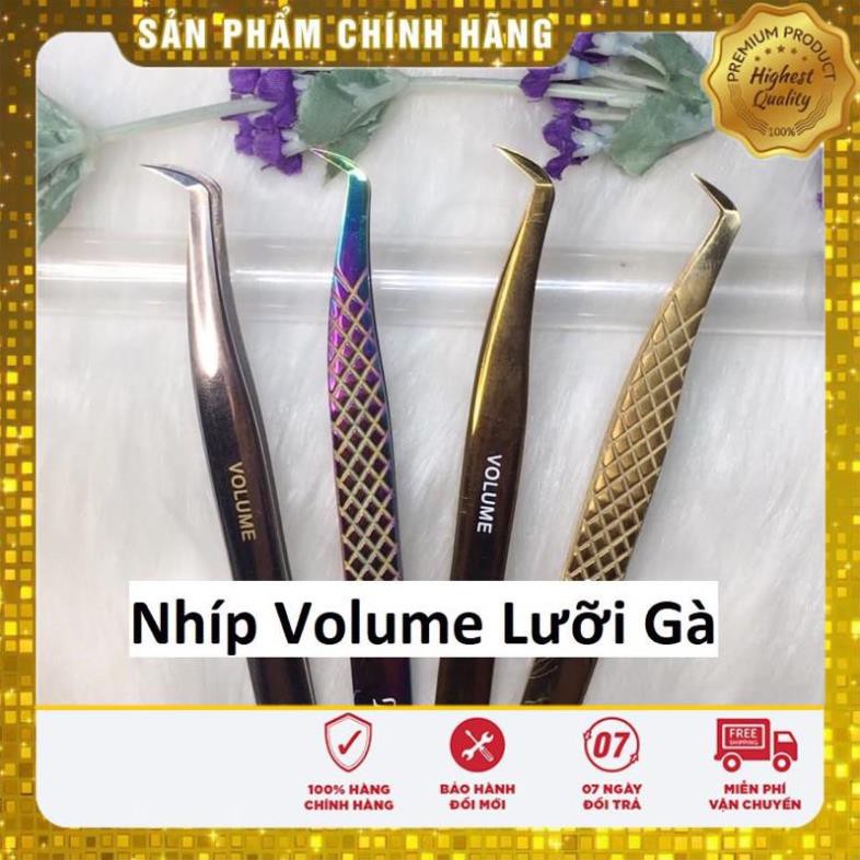 Nhíp volume phủ nhám sẵn D,Plash cao cấp tạo fan 8-12d