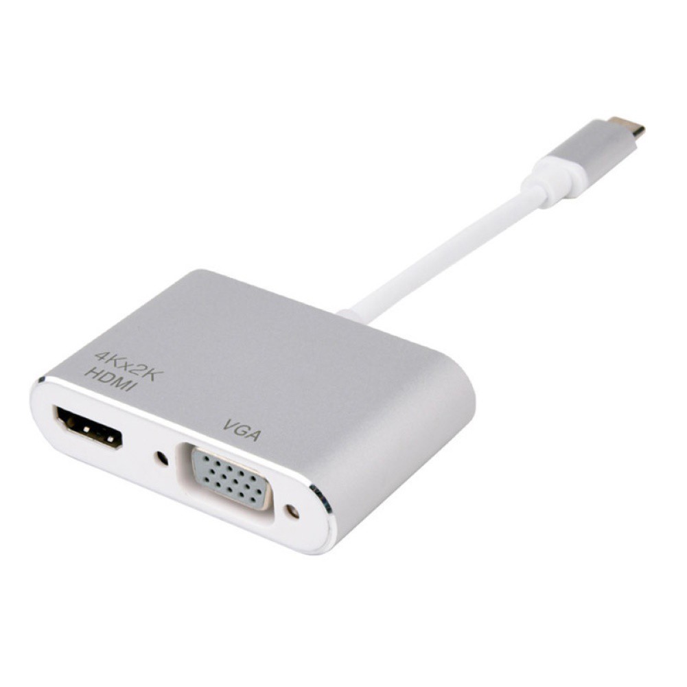 Đầu Chuyển Đổi Usb C Sang Hdmi Vga 4k Hd Type C Cho Macbook