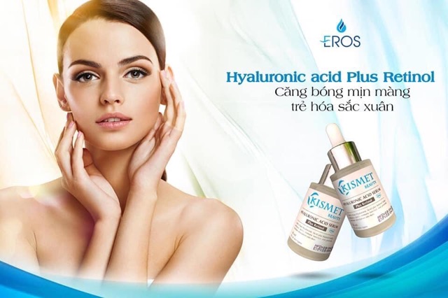 Serum HA Kismet căng bóng trắng sáng da, phục hồi da khô yếu