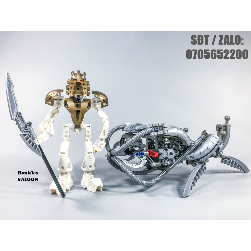 Đồ Chơi Mô Hình Vintage LEGO Bionicle Titan: Chiến Binh Ánh Sáng Toa of Light 8596 Takanuva Chính Hãng Đan Mạch (2003)