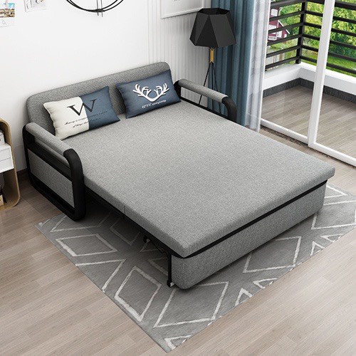 Giường Thông Minh Gấp Gọn Thành Ghế Sofa ,Ghế sofa giường Có Ngăn Chứa Đồ Rộng Rãi- Kích Thước 1m6x1m9