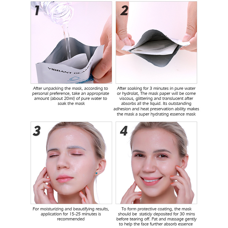 Mặt nạ Vibrant Glamor dưỡng ẩm làm trắng da