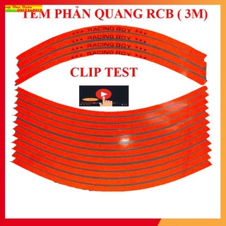 🌴tem phản quang rcb dán mâm xe máy –oto 🌴