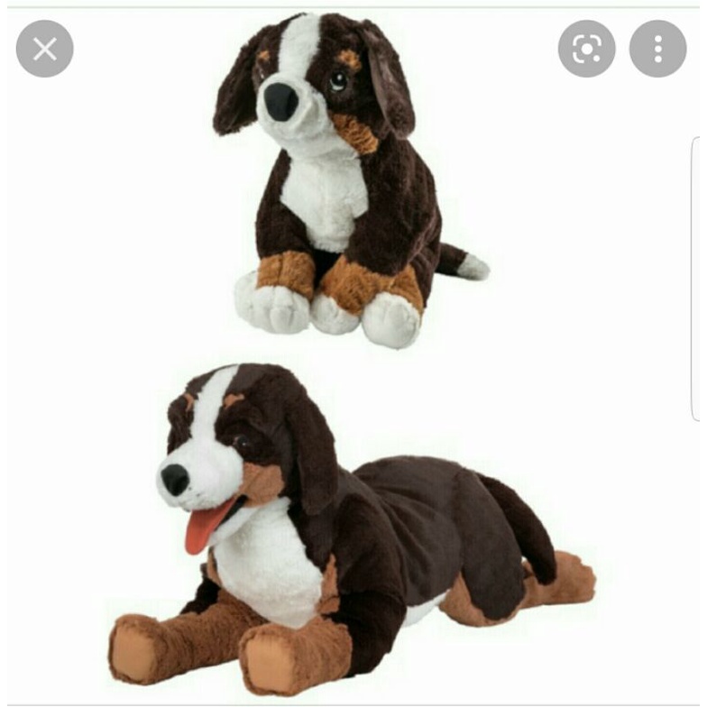 Gấu bông chó Ikea nâu chính hãng 100%