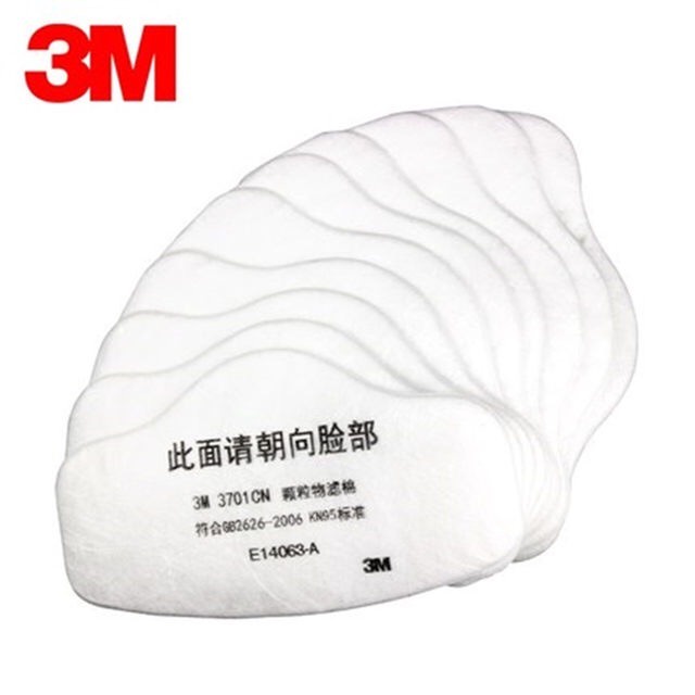 1 Tấm lọc bụi 3M 3701CN sử dụng cho mặt nạ 3M 3200 - Tấm lọc 3M 3701