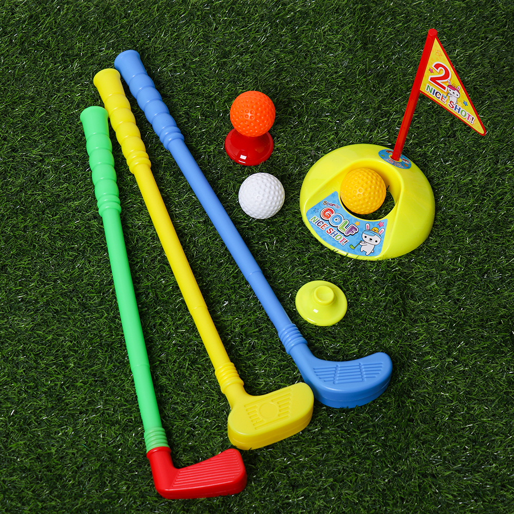 Set 9 Đồ Chơi Golf Trong Nhà Bằng Nhựa Cho Bé