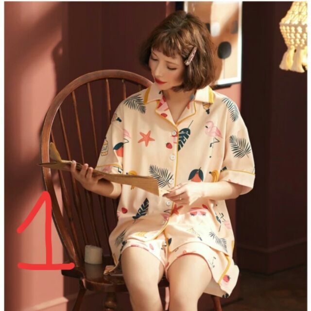 Bộ ngủ đùi cotton