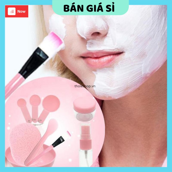 Dụng Cụ Trộn Mặt Nạ GIGAHOME Bộ 9 Món Bát Trộn Đắp Mask Gồm Bát, Que, Chổi Cọ Và Thìa Đong 6279