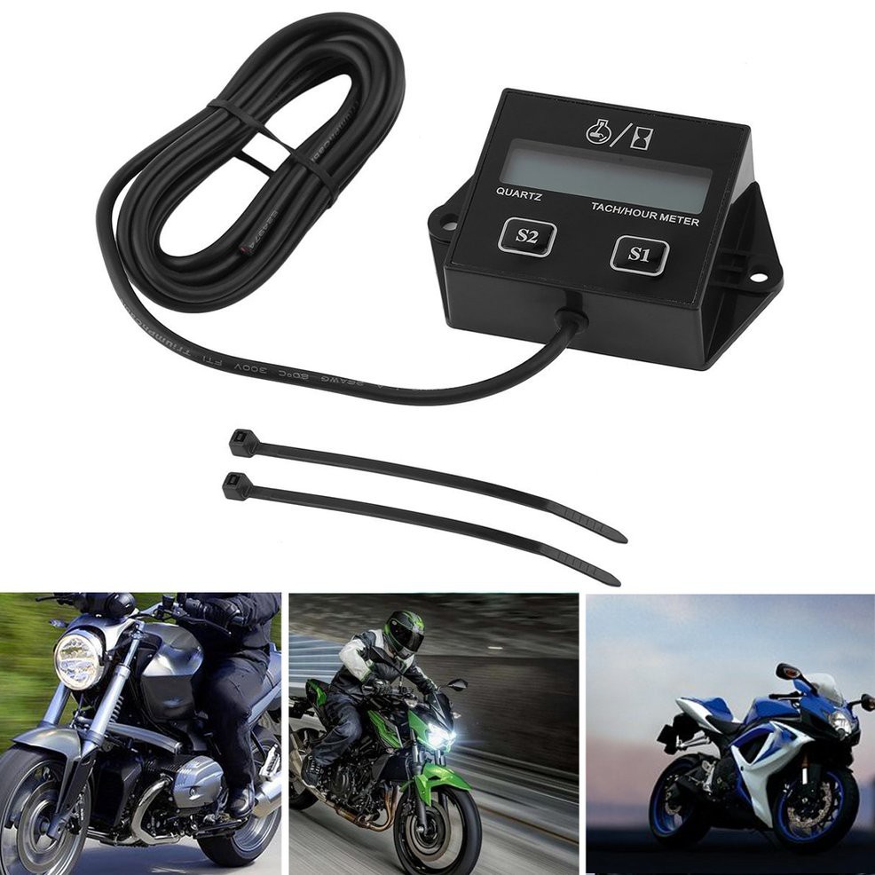 Đồng Hồ Đo Tốc Độ Hiển Thị Màn Hình Lcd 12v 2 & 4 Dây Cho Xe Mô Tô | BigBuy360 - bigbuy360.vn