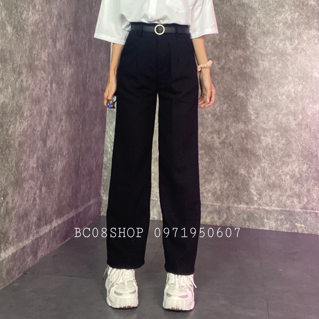 Quần Tây Ống Rộng màu đen SIMPLE PANT - BC013 | BigBuy360 - bigbuy360.vn