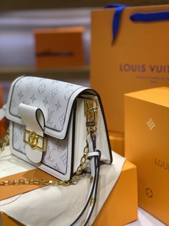 Túi Lv Dauphine Trắng Super